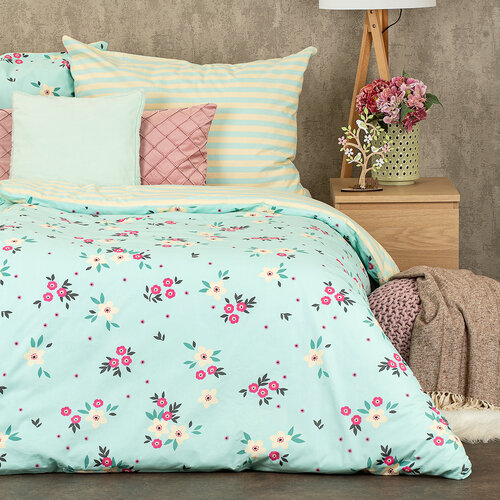 Lenjerie de pat din bumbac 4Home Ditsy flower, 140 x 200 cm, 70 x 90 cm