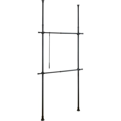 Wenko Teleskopické vešiaky Hercules Basic, čierne