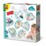 Set de abțibilduri cu apă spumă Spălarea Mașinilor, 6 buc