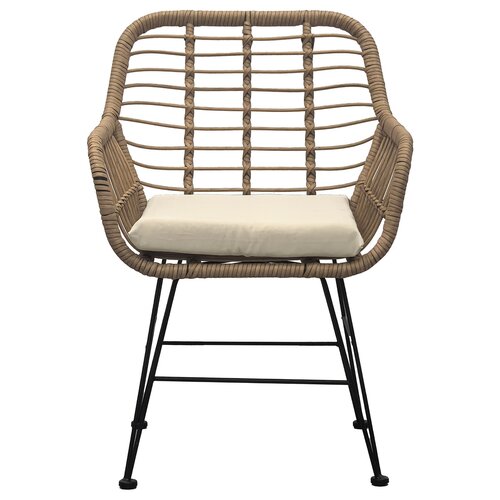 Set de grădină Autronic 1+2, metal, poliratan,natur, AZ-F1208 NAT