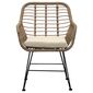 Autronic Set de grădină 1+2, metal, polyrattan,natural, AZ-F1208 NAT