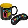 Skodelica in maska za oči Power Up/Game Over