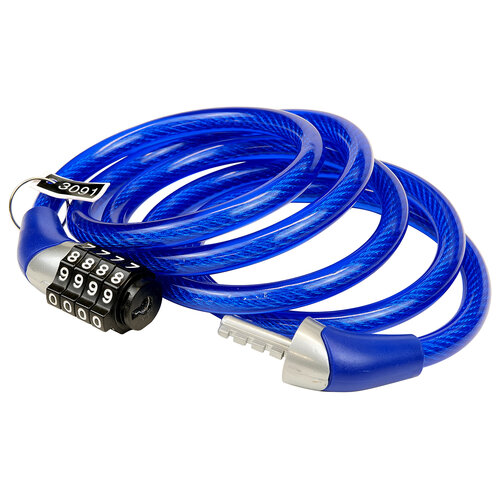 Stahlkabel-Codeschloss RL.3771.8x1200.MOD blau, 120 cm