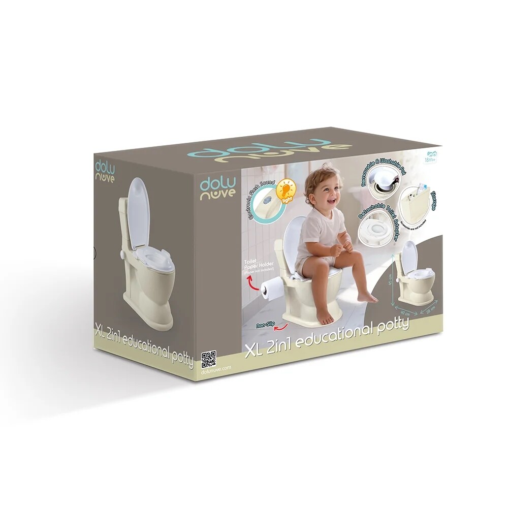 Dolu Gyermek WC XL, bézs, 45 x 40 x 28 cm, bézs termék 2. képe
