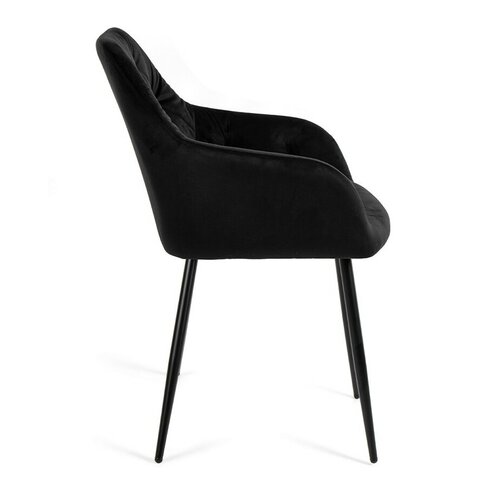 Jídelní židle BOUDOIR černá, 2 ks