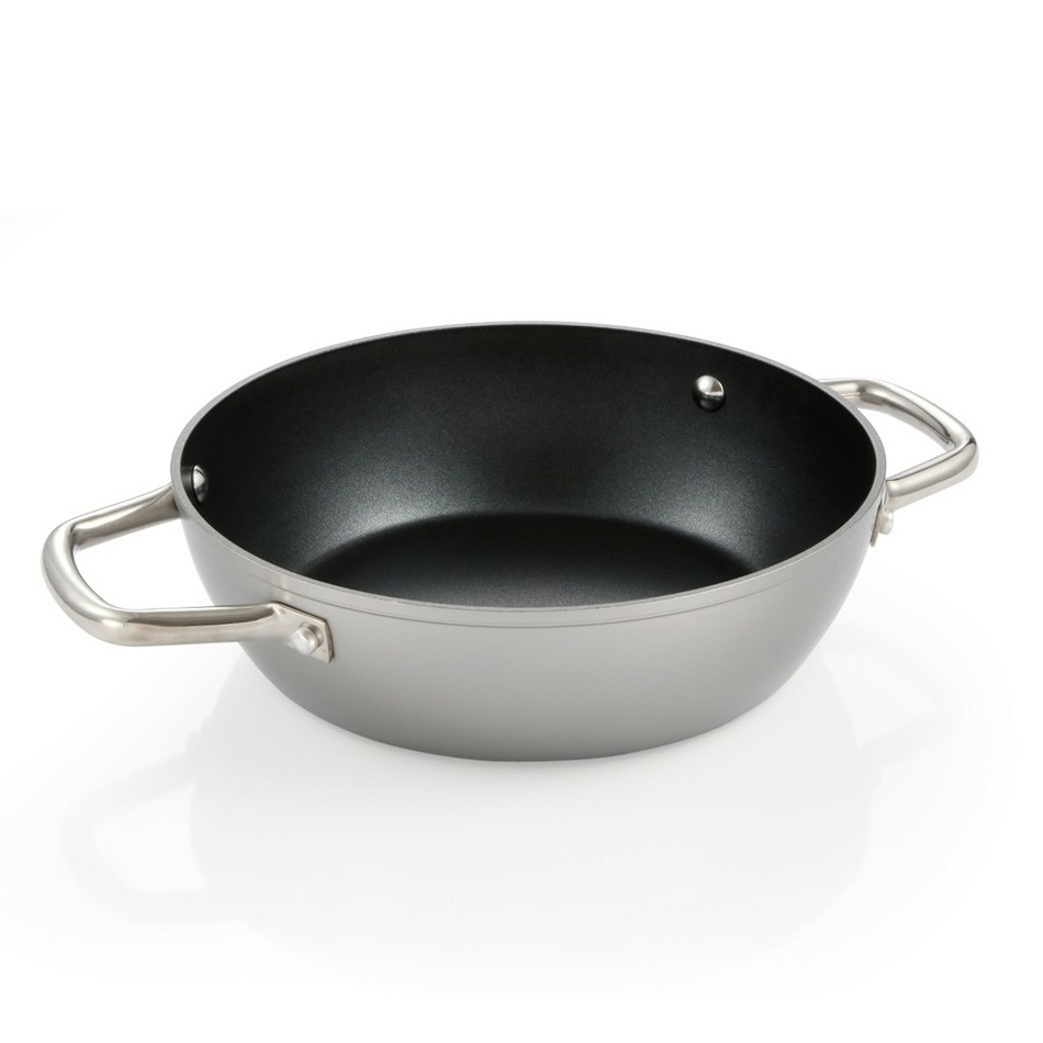 Tescoma GrandCHEF+ mélytányér 24 cm átmérőjű, 2fogantyúval rendelkező serpenyő, 24 cm átmérőjű