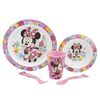 Stor 5er Set Minnie Plastikgeschirr