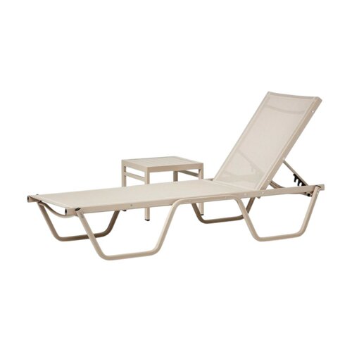 Set Gartenliege mit Beistelltisch Asos