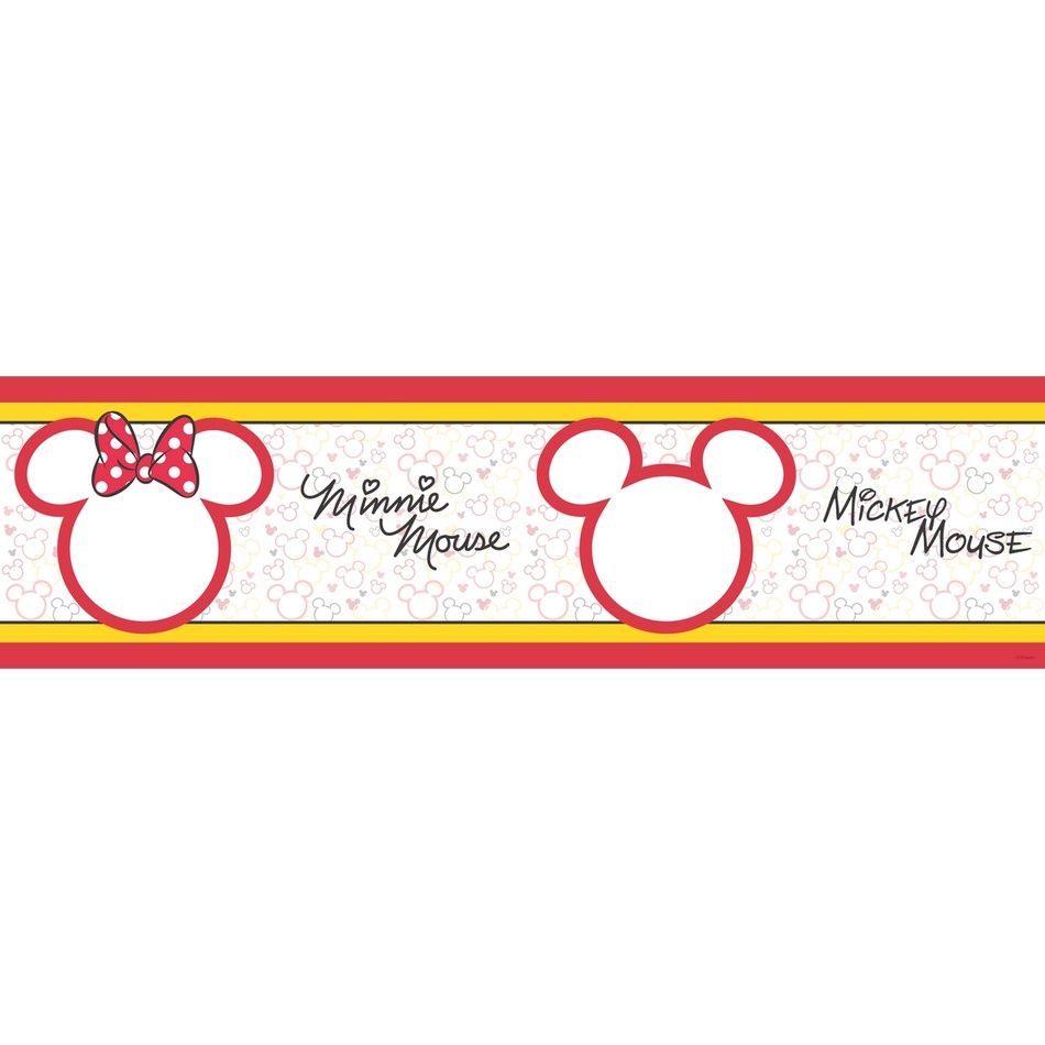 Obrázok AG Design WBD 8068 Mickey Mouse Disney, Samolepicí bordura, 0.14x5m