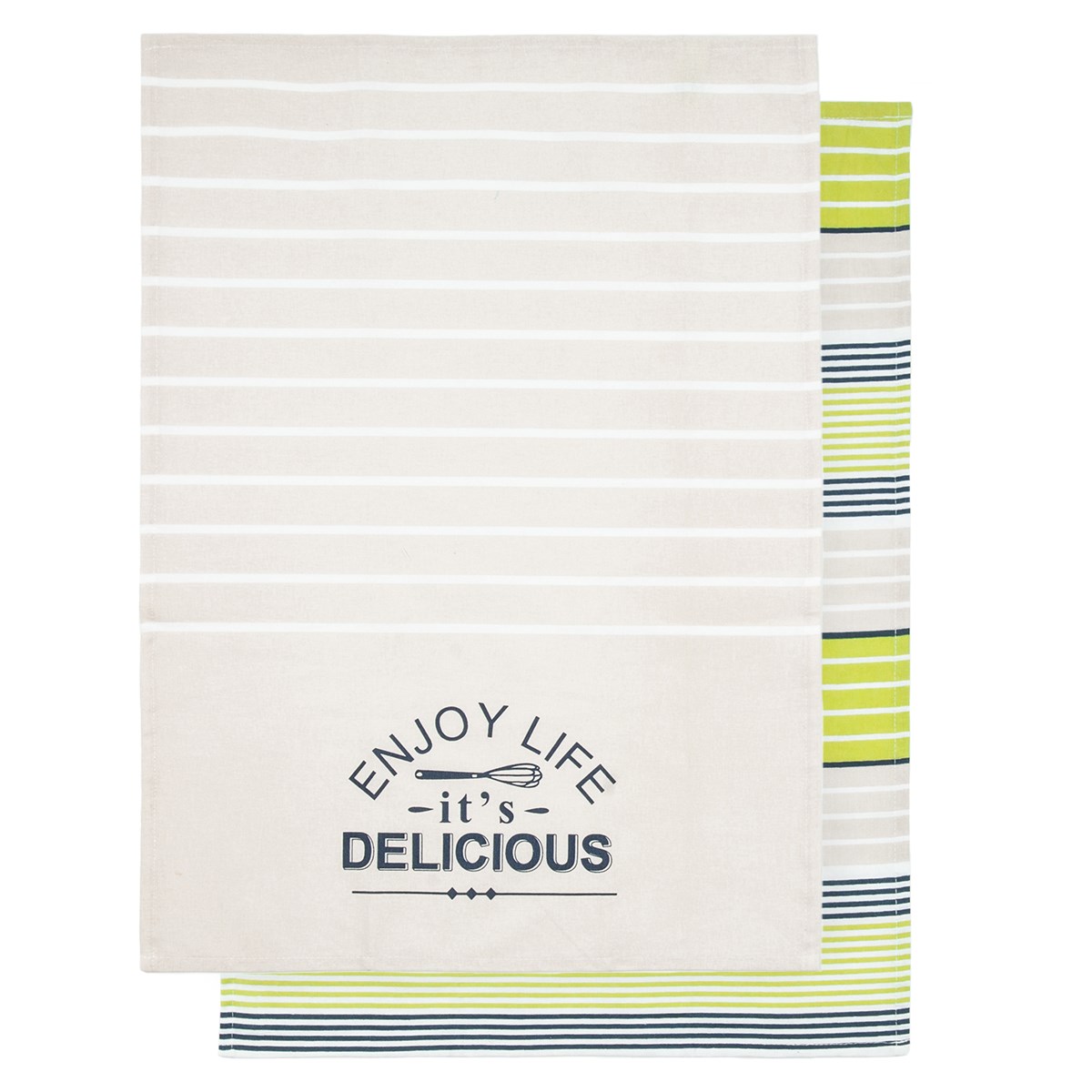 Trade Concept Kuchynská utierka Enjoy life Delicious, 50 x 70 cm, sada 2 ks