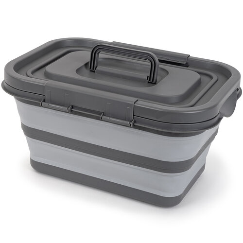 4Home Складний силіконовий ящик з кришкою  для зберігання Storage