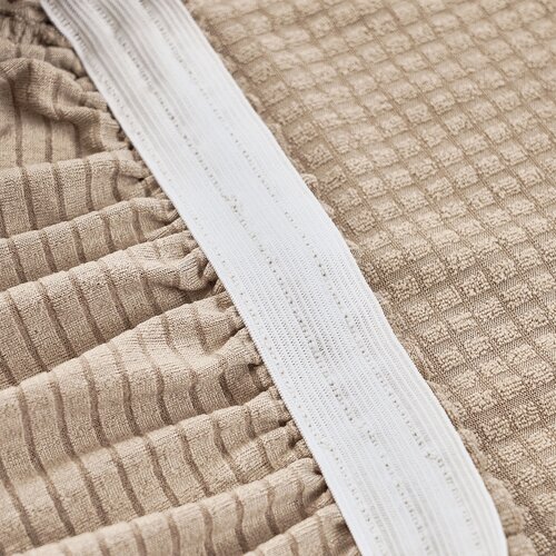 4Home Stretch prevleka za stol Magic clean bež, 45 - 50 cm, komplet 2 kosov