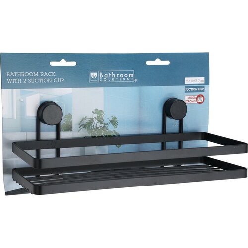Bathroom Solutions Fürdőszoba fém polc 25 x 10 x 8,7 cm