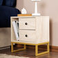 Stolik nocny Glimmer Travertine