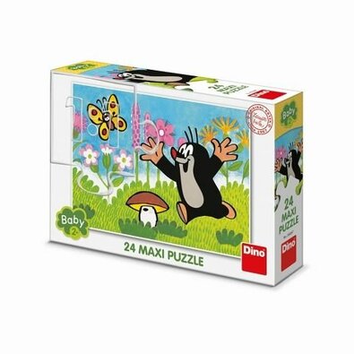 Dino Puzzle Krtek a houba, 24 dílků, 66 x 47 cm, od 2 let