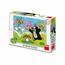 Dino Puzzle „Kret i grzyb”, 24 elementy, 66 x 47 cm, od 2 lat