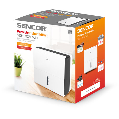 Sencor SDH 3020WH párátlanító, fehér színben