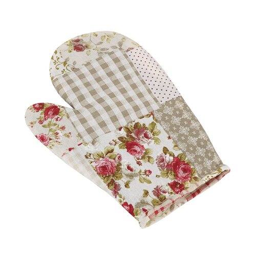 Prijemalka EMA Patchwork bež, 28 x 18 cm