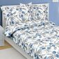 Bellatex Krep posteljno perilo Flower blue , 140 x220 cm, 70 x 90 cm