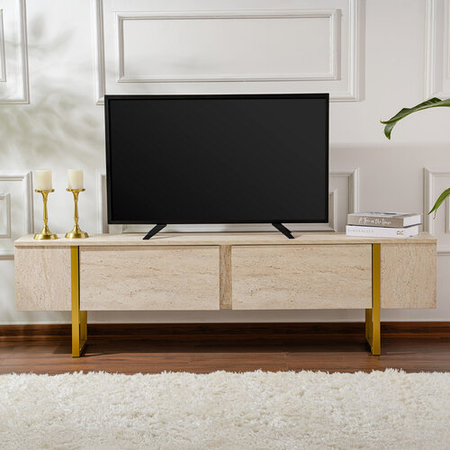 TV stolík Serenity Travertín