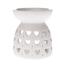 Porcelanska aromalampa Luminary bela, 7,7 x 9 cm