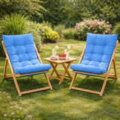 Gartenmöbel-Set Adon, blau