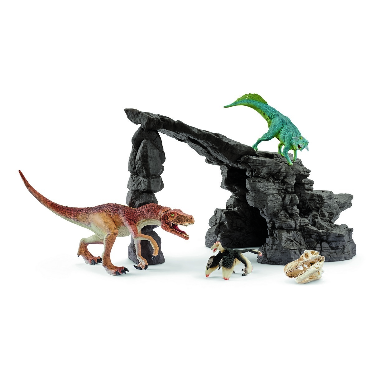 Schleich - Peșteră cu dinozauri, 28 x 26 x 21 cm