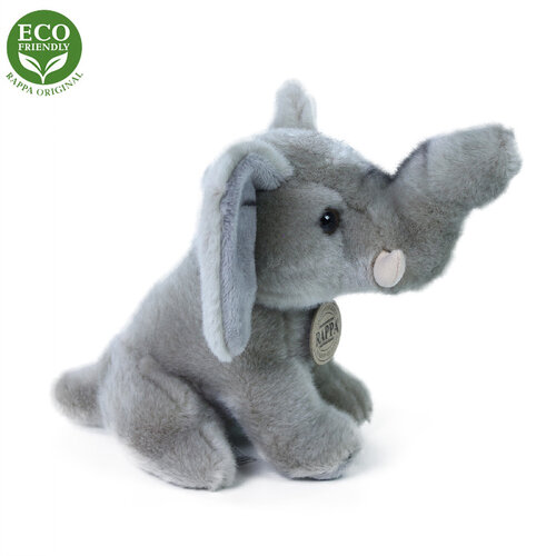 Rappa Sitzender Plüschelefant, 18 cm