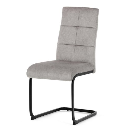 Krzesło do jadalni Vintage DCL-D1275 SIL4, srebrny