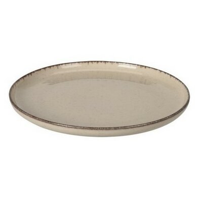 EH Beige porcelán lapostányér, 24 cm