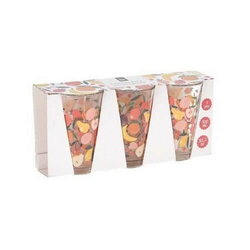 EH Set of 3 Fruit glasses, 300 ml