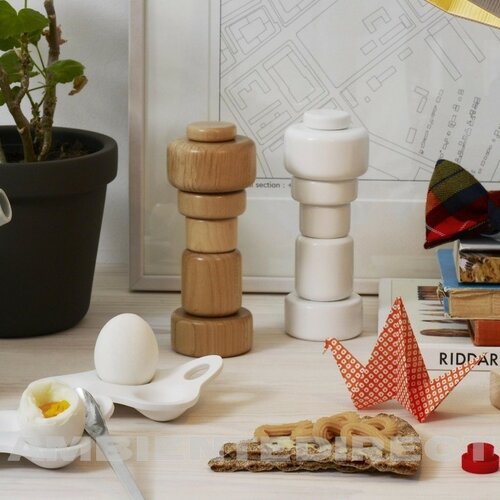 Młynek do pieprzu i soli Plus 18 cm, jawor