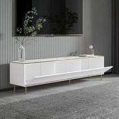 Televízny stolík Imaj White Marble and Gold
