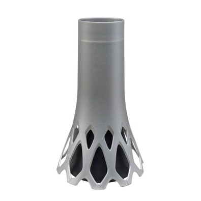 Plastia Friedhofsvase 1,3 l Silber