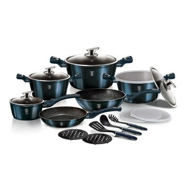 Berlinger Haus 18-dielna súprava riadu Aquamarine Metallic Line