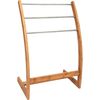 MSV Bambus-Handtuchhalter mit 3 Stangen, 57 x 35 x 85 cm