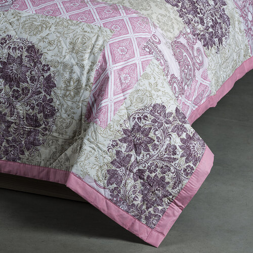 Přehoz na postel Ottorino fialová, 240 x 220 cm