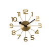 Zegar ścienny Lavvu Design Numerals złoty, śr. 37 cm