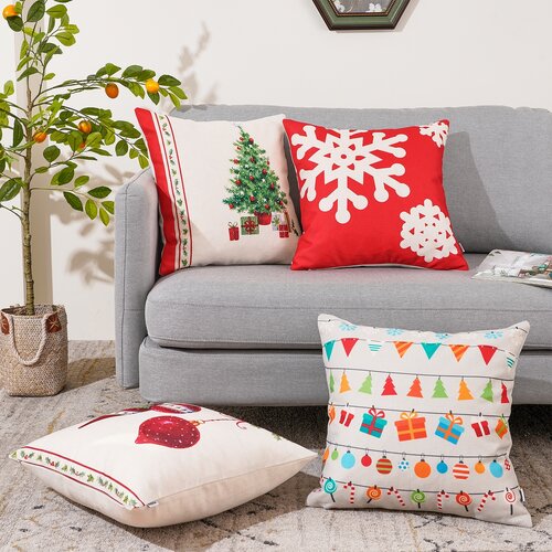 4Home Різдвяна наволочка Retro Christmas, 45 x 45 см