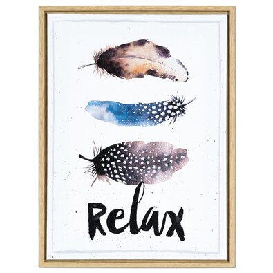 Relax kép fakeretben, 30 x 40 x 2,5 cm