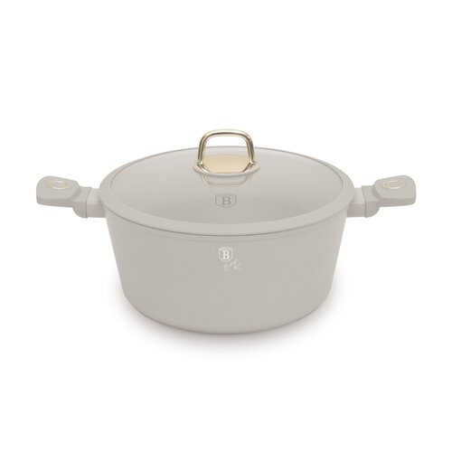 BerlingerHaus Cratiță cu suprafață din titan și capac Sahara 28 cm