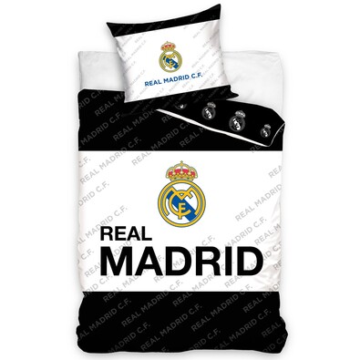 Bavlnené obliečky Real Madrid White Belt, 140 x 200 cm, 70 x 90 cm