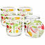 Orion Set of preserving jars with lids Fruit 0.425l, 4 pcs
