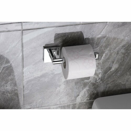 SAPHO XQ702 X-Square WC-papír tartó fedő nélkül,18 x 5,5 x 7 cm, ezüst