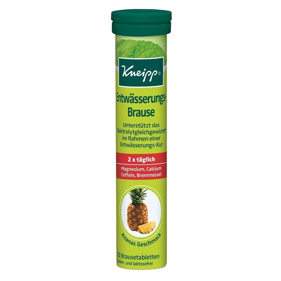 Tabletki musujące Kneipp wspomagające drenaż, 20szt.