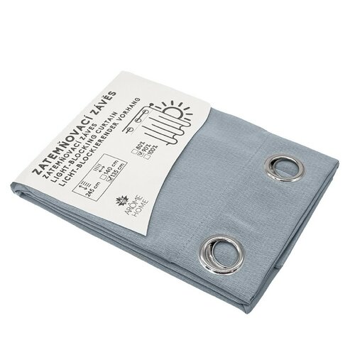 ARÔME HOME Затемнювальна штора темно-сіра, 135 x 245 см