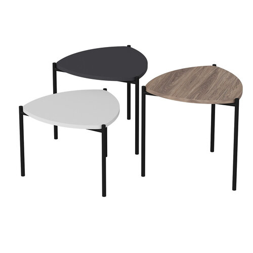 Odkladací stolík Lenny Multicolor, 3 ks