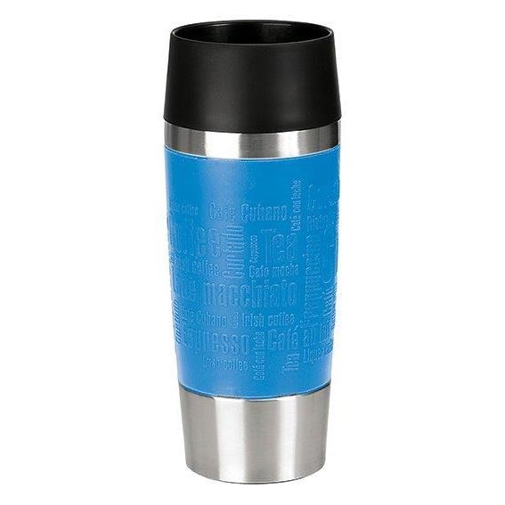 Emsa Cestovný termohrnček 0,36 l, svetlomodrá