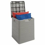 Úložný box na podušky Woody sivá, 90 l
