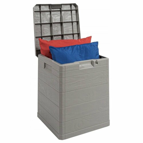 Úložný box na podušky Woody sivá, 90 l